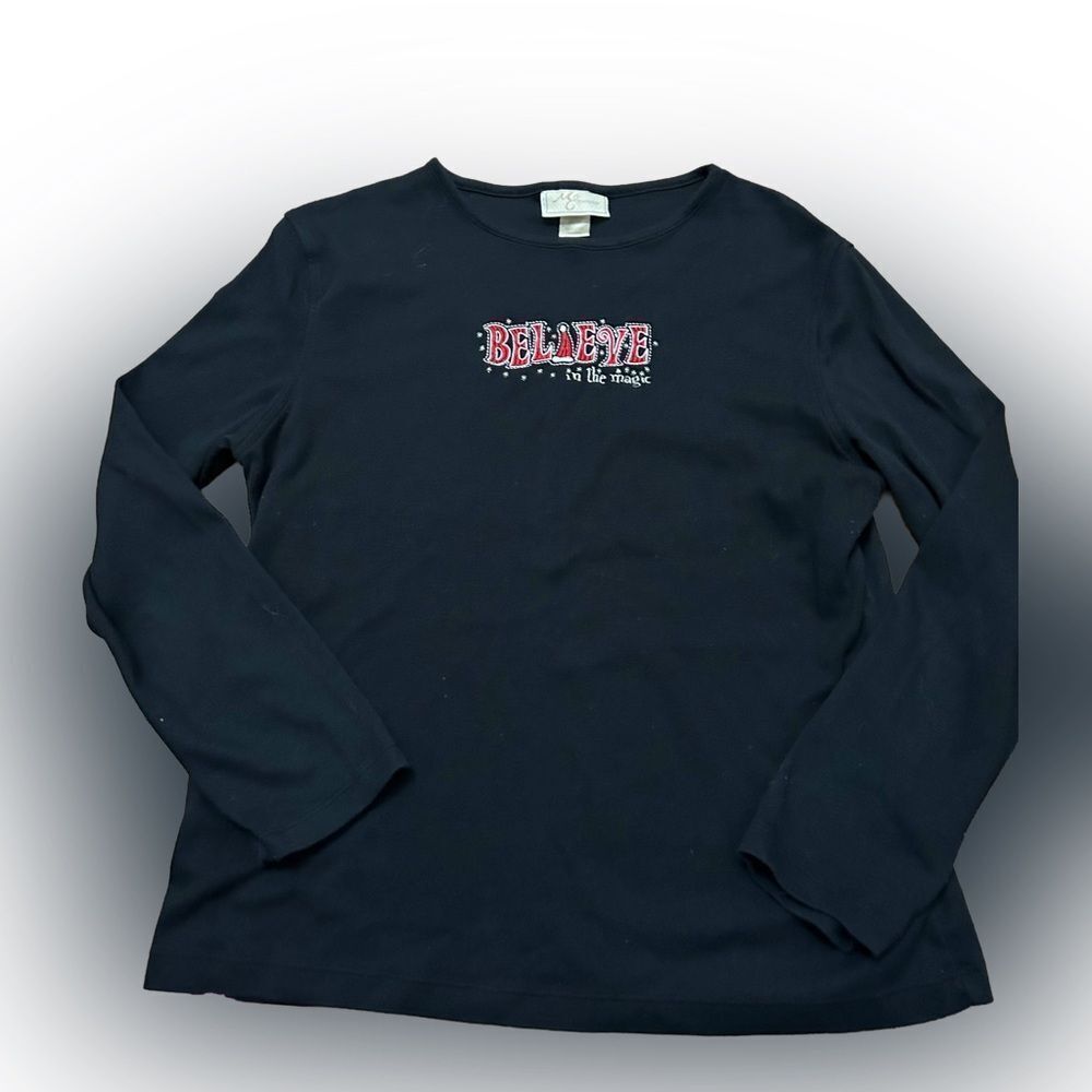 Mccc Sportswear Christmas Believe In The Magic Santa Long Sleeve T-shirt